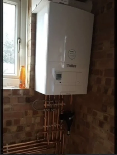 Blackstone Gas boiler installation and pipework